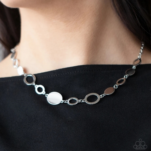 Silver Oval Set - Picture 1 of 5